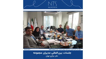 حضور مدیرعامل کمپانی MZF4 Medical در دفتر مرکزی تهران